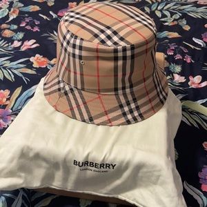 Vintage Check Technical Cotton Bucket Hat